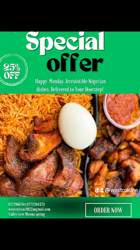 West Cuisine/ Nigerian Food in Nairobi