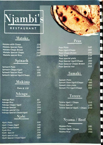 Njambi’s Hotel and Restaurant Moi Avenue Naivasha.